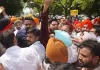 ਚੋਣਾਂ ਤੋਂ ਪਹਿਲਾਂ ਈਡੀ ਦੇ ਛਾਪਿਆਂ ਵਿਰੁੱਧ 'ਆਪ' ਆਗੂਆਂ ਤੇ ਵਰਕਰਾਂ ਦਾ ਪ੍ਰਦਰਸ਼ਨ