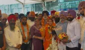 ਏਸ਼ਿਆਈ ਖੇਡਾਂ ਵਿੱਚ ਸੋਨ ਤਗਮਾ ਜਿੱਤ ਕੇ ਪਰਤੀ ਹਾਕੀ ਖਿਡਾਰਨ ਬਲਜੀਤ ਕੌਰ ਦਾ ਸ਼ਾਨਦਾਰ ਸਵਾਗਤ