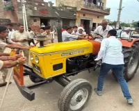 CM ਦੇ ਝੰਡਾ ਲਹਿਰਾਉਣ ਦੇ ਪ੍ਰੋਗਰਾਮ ਦੌਰਾਨ ਕਿਸਾਨਾਂ ਤੇ ਪੁਲਿਸ ਵਿਚਾਲੇ ਝੜਪ; SP ਸਮੇਤ ਕਈ ਕਿਸਾਨ ਜ਼ਖ਼ਮੀ