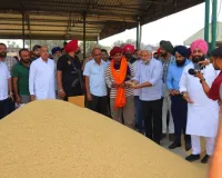 ਕੈਬਨਿਟ ਮੰਤਰੀ ਲਾਲ ਚੰਦ ਕਟਾਰੂਚੱਕ ਨੇ ਰਈਆ ਮੰਡੀ ਵਿਖੇ ਝੋਨੇ ਦੀ ਖ਼ਰੀਦ ਦਾ ਜਾਇਜ਼ਾ ਲਿਆ
