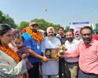 ਏਸ਼ੀਅਨ ਗੇਮਜ਼ ’ਚ ਲਗਾਤਾਰ ਤੀਜਾ ਤਗ਼ਮਾ ਜਿੱਤ ਕੇ ਪਟਿਆਲਾ ਪਰਤੇ ਉਲੰਪੀਅਨ ਤੇਜਿੰਦਰਪਾਲ ਸਿੰਘ ਤੂਰ ਦਾ ਭਰਵਾਂ ਸਵਾਗਤ