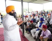 ਕੈਬਨਿਟ ਮੰਤਰੀ ਹਰਜੋਤ ਸਿੰਘ ਬੈਂਸ ਨੇ ਪਿੰਡ ਖਾਨਪੁਰ ਵਿਖੇ ਲੋਕ ਮਿਲਣੀ ਦੌਰਾਨ ਸੁਣੀਆਂ ਲੋਕਾਂ ਦੀਆਂ ਸਮੱਸਿਆਵਾਂ