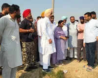 ਮਲੋਟ ਹਲਕੇ ਵਿੱਚ ਮੀਂਹ ਅਤੇ ਗੜੇਮਾਰੀ ਨਾਲ ਝੋਨੇ ਦੀ ਫ਼ਸਲ ਦੇ ਨੁਕਸਾਨ ਦਾ ਜਾਇਜ਼ਾ ਲੈਣ ਪਹੁੰਚੇ ਕੈਬਨਿਟ ਮੰਤਰੀ ਡਾ. ਬਲਜੀਤ ਕੌਰ