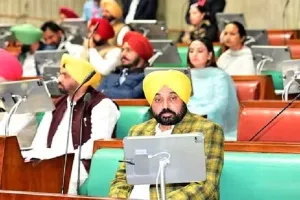 ਪੰਜਾਬ ਬਜਟ ਸੈਸ਼ਨ ਦੀ ਕਾਰਵਾਈ ਤੋਂ ਪਹਿਲਾਂ ਹੰਗਾਮਾ,CM ਮਾਨ ਤੇ ਕਾਂਗਰਸੀਆਂ ਵਿਚਾਲੇ ਤੂੰ-ਤੂੰ ਮੈਂ-ਮੈਂ..