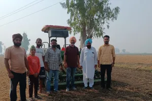 ਝੋਨੇ ਦੀ ਪਰਾਲੀ ਨੂੰ ਬਿਨਾ ਅੱਗ ਲਗਾਏ ਕਣਕ ਦੀ ਸੁਪਰ ਸੀਡਰ ਨਾਲ ਬਿਜਾਈ ਕਰਨ ਸੰਬੰਧੀ ਜਮੀਨੀ ਪੱਧਰ ਤੇ ਕੀਤਾ ਜਾ ਰਿਹਾ ਹੈ ਜਾਗਰੂਕ