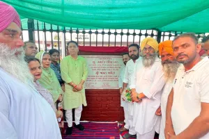 ਕੈਬਨਿਟ ਮੰਤਰੀ ਅਮਨ ਅਰੋੜਾ ਨੇ ਲੌਂਗੋਵਾਲ ਵਿਖੇ ਕਰੀਬ 05 ਕਰੋੜ 39 ਲੱਖ ਦੇ ਵਿਕਾਸ ਪ੍ਰੋਜੈਕਟਾਂ ਦੇ ਨੀਂਹ ਪੱਥਰ ਰੱਖੇ