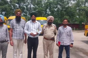 ਸੇਫ ਸਕੂਲ ਵਾਹਨ ਪਾਲਿਸੀ ਤਹਿਤ ਸਕੂਲੀ ਵਾਹਨਾਂ ਦੀ ਕੀਤੀ ਚੈਕਿੰਗ   