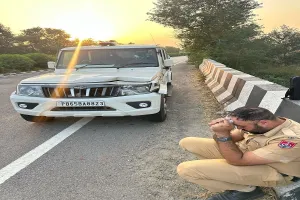 ਡੀਐਸਪੀ ਮਨਦੀਪ ਕੌਰ ਦੀ ਗੱਡੀ ਹਾਦਸੇ ਦਾ ਸ਼ਿਕਾਰ..