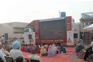 ਡਾਕੂਮੈਂਟਰੀ ਰਾਹੀਂ ਪਿੰਡ ਵਾਸੀਆਂ ਅਤੇ ਨੌਜਵਾਨਾਂ ਤੱਕ ਪਹੁੰਚਾਇਆ ਗਿਆ ਸ਼੍ਰੀ ਗੁਰੂ ਰਵਿਦਾਸ ਜੀ ਦਾ ਸੰਦੇਸ਼