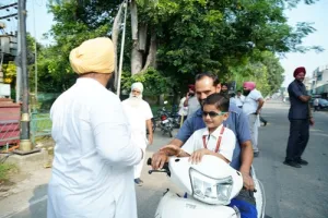 ਸਥਾਨਕ ਸਰਕਾਰਾਂ ਮੰਤਰੀ ਹਰਜੋਤ ਬੈਂਸ ਵੱਲੋਂ ਰੇਲਵੇ ਰੋਡ ਵਾਰਡ ਨੰਬਰ 14 ਵਿੱਚ ਸਫਾਈ ਦਾ ਲਿਆ ਜਾਇਜ਼ਾ