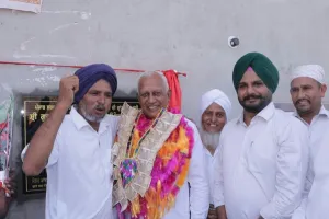ਕੈਬਨਿਟ ਮੰਤਰੀ ਬਰਿੰਦਰ ਕੁਮਾਰ ਗੋਇਲ ਵੱਲੋਂ ਪਿੰਡ ਕਾਲੀਆਂ ਵਿਖੇ ਸ੍ਰੀ ਗੁਰੂ ਰਵਿਦਾਸ ਧਰਮਸ਼ਾਲਾ ਦਾ ਉਦਘਾਟਨ