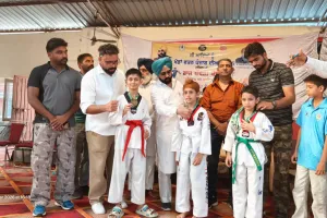 ਨੰਦੀਸ਼ ਬੰਸਲ ਨੇ ਖੇਡਾਂ ਵਤਨ ਪੰਜਾਬ ਦੀਆਂ 2026 ਵਿੱਚ ਤਾਈਕਵਾਂਡੋ ਵਿੱਚ ਜਿੱਤਿਆ ਸੋਨ ਤਗ਼ਮਾ