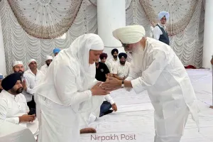 ਬਾਬਾ ਗੁਰਿੰਦਰ ਸਿੰਘ ਢਿੱਲੋਂ ਪਹੁੰਚੇ ਬੇਗੋਵਾਲ: ਯੁਵਰਾਜ ਭੁਪਿੰਦਰ ਸਿੰਘ ਦੇ ਪਿਤਾ ਜਗਜੀਤ ਸਿੰਘ ਦੀ ਅੰਤਿਮ ਅਰਦਾਸ 'ਚ ਸ਼ਰਧਾਂਜਲੀ ਕੀਤੀ ਭੇਟ