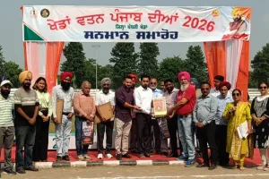 ਖੇਡਾਂ ਵਤਨ ਪੰਜਾਬ ਦੀਆਂ ਦੇ ਜੇਤੂ ਖਿਡਾਰੀਆਂ ਨੂੰ ਵਿਧਾਇਕ ਐਡਵੋਕੇਟ ਦਿਨੇਸ਼ ਚੱਢਾ ਨੇ ਵੰਡੇ ਇਨਾਮ
