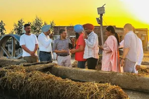ਵਧੀਕ ਡਿਪਟੀ ਕਮਿਸ਼ਨਰ ਵੱਲੋਂ ਪਿੰਡ ਭੈਣੀ ਜੱਸਾ ਵਿਖੇ ਗੱਤਾ ਫੈਕਟਰੀ ਦਾ ਦੌਰਾ