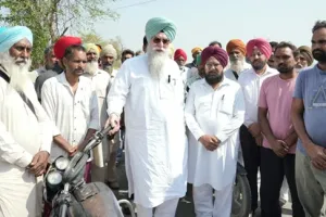 ਸਪੀਕਰ ਸ. ਕੁਲਤਾਰ ਸਿੰਘ ਸੰਧਵਾਂ ਨੇ ਮੀਂਹ ਅਤੇ ਗੜ੍ਹੇਮਾਰੀ ਕਾਰਨ ਨੁਕਸਾਨੀ ਝੋਨੇ ਦੀ ਫ਼ਸਲ ਦਾ ਲਿਆ ਜਾਇਜ਼ਾ