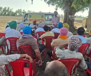 ਪਿੰਡ ਛਾਪਾ 'ਚ ਝੋਨੇ ਦੀ ਸਿੱਧੀ ਬਿਜਾਈ ਸਬੰਧੀ ਲਗਾਇਆ ਕਿਸਾਨ ਸਿਖਲਾਈ ਕੈਂਪ
