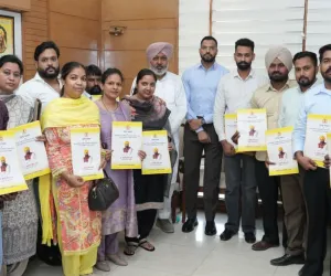 ਵਿੱਤ ਮੰਤਰੀ ਹਰਪਾਲ ਸਿੰਘ ਚੀਮਾ ਨੇ ਆਬਕਾਰੀ ਤੇ ਕਰ ਵਿਭਾਗ ਵਿੱਚ 14 ਨਵੇਂ ਭਰਤੀ ਹੋਏ ਮੁਲਾਜ਼ਮਾਂ ਨੂੰ ਨਿਯੁਕਤੀ ਪੱਤਰ ਸੌਂਪੇ