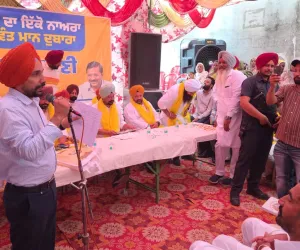 ਓ.ਐਸ.ਡੀ. ਸੁਖਵੀਰ ਸਿੰਘ ਨੇ ਪਿੰਡ ਘਨੌਰ ਕਲਾਂ ਵਿਖੇ ਕੀਤੀ 'ਲੋਕ ਮਿਲਣੀ'