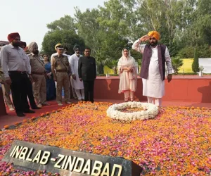 ਸਾਡੀ ਸਰਕਾਰ ਸ਼ਹੀਦ-ਏ-ਆਜ਼ਮ ਭਗਤ ਸਿੰਘ, ਰਾਜਗੁਰੂ, ਸੁਖਦੇਵ ਦੇ ਆਦਰਸ਼ਾਂ 'ਤੇ ਚੱਲ ਰਹੀ ਹੈ: ਮੁੱਖ ਮੰਤਰੀ ਭਗਵੰਤ ਸਿੰਘ ਮਾਨ