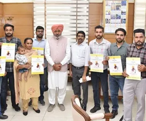 ਵਿੱਤ ਮੰਤਰੀ ਹਰਪਾਲ ਸਿੰਘ ਚੀਮਾ ਨੇ 12 ਨਵੇਂ ਕਲਰਕਾਂ ਨੂੰ ਨਿਯੁਕਤੀ ਪੱਤਰ ਸੌਂਪੇ