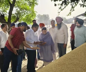 ਵਿਧਾਇਕ ਨਰਿੰਦਰ ਕੌਰ ਭਰਾਜ ਵੱਲੋਂ ਸੰਗਰੂਰ ਅਤੇ ਭਵਾਨੀਗੜ੍ਹ ਦੀਆਂ ਅਨਾਜ ਮੰਡੀਆਂ ਵਿੱਚ ਝੋਨੇ ਦੀ ਖਰੀਦ ਦੀ ਸ਼ੁਰੂਆਤ