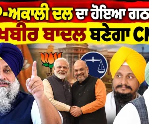 ਪੰਜਾਬ 'ਚ ਭਾਜਪਾ-ਅਕਾਲੀ ਦਲ ਗਠਜੋੜ ਤੈਅ: 60-57 ਫ਼ਾਰਮੂਲੇ 'ਤੇ ਬਣੀ ਸਹਿਮਤੀ