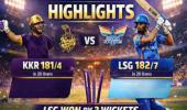 ਆਈਪੀਐਲ 2026 (ਮੈਚ 15): LSG ਨੇ KKR ਨੂੰ ਆਖਰੀ ਗੇਂਦ 'ਤੇ ਰੋਮਾਂਚਕ ਮੁਕਾਬਲੇ ਵਿੱਚ ਹਰਾਇਆ