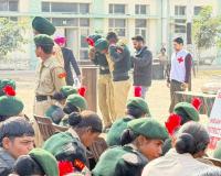 ਰੈੱਡ ਕਰਾਸ ਰੂਪਨਗਰ ਵਲੋਂ ਐਨ.ਸੀ.ਸੀ. ਕੈਡਿਟਾਂ ਲਈ ਚੱਲ ਰਹੇ ਸਿਖਲਾਈ ਕੈਂਪ ਦੌਰਾਨ ਮੁੱਢਲੀ ਸਹਾਇਤਾ ਬਾਰੇ ਟ੍ਰੇਨਿੰਗ ਕਰਵਾਈ 