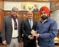 ਪੰਜਾਬ ਦੇ ਮਕਾਨ ਉਸਾਰੀ ਅਤੇ ਸ਼ਹਿਰੀ ਵਿਕਾਸ ਮੰਤਰੀ ਵੱਲੋਂ ਇਜ਼ਰਾਇਲੀ ਡਿਪਲੋਮੈਟ ਨਾਲ ਮੁਲਾਕਾਤ