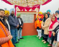 ਕੈਬਿਨਟ ਮੰਤਰੀ ਹਰਭਜਨ ਸਿੰਘ ਈਟੀਓ ਵੱਲੋਂ ਧਰਦਿਉ ਵਿੱਚ 37 ਲੱਖ ਰੁਪਏ ਦੀ ਲਾਗਤ ਨਾਲ ਬਣਨ ਵਾਲੇ ਖੇਡ ਮੈਦਾਨ ਦਾ ਨੀਂਹ ਪੱਥਰ