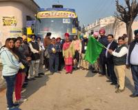 ਕੈਬਨਿਟ ਮੰਤਰੀ ਤਰੁਨਪ੍ਰੀਤ ਸਿੰਘ ਸੌਂਦ ਦੀ ਅਗਵਾਈ ਹੇਠ ਮੁੱਖ ਮੰਤਰੀ ਤੀਰਥ ਯਾਤਰਾ ਯੋਜਨਾ ਤਹਿਤ ਪਿੰਡ ਚੱਕ ਜਟਾਣਾ ਤੋਂ ਅੰਮ੍ਰਿਤਸਰ ਲਈ ਸ਼ਰਧਾਲੂਆਂ ਦੀ ਦੂਜੀ ਬੱਸ ਹੋਈ ਰਵਾਨਾ
