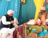 ਹਰਜੋਤ ਸਿੰਘ ਬੈਂਸ ਕੈਬਨਿਟ ਮੰਤਰੀ ਮਾਣਕਪੁਰ ਰਵਿਦਾਸ ਮੰਦਿਰ ਵਿੱਚ ਹੋਏ ਨਤਮਸਤਕ