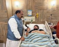  ਕੈਪਟਨ ਅਮਰਿੰਦਰ ਸਿੰਘ ਜੀ ਦੀ ਸਿਹਤ ਦਾ ਹਾਲ ਜਾਣਨ ਲਈ ਅਸ਼ਵਨੀ ਸ਼ਰਮਾ ਨੇ ਕੀਤੀ ਮੁਲਾਕਾਤ