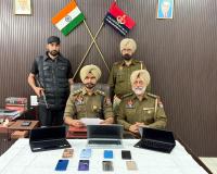 ਮਾਲੇਰਕੋਟਲਾ ਪੁਲਿਸ ਵੱਲੋਂ 8 ਮੋਬਾਇਲ ਤੇ 3 ਲੈਪਟਾਪ ਚੋਰੀ ਮਾਮਲੇ ਵਿੱਚ ਦੋ ਦੋਸ਼ੀ ਗ੍ਰਿਫਤਾਰ