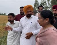 ਕੈਬਨਿਟ ਮੰਤਰੀ ਡਾ. ਬਲਜੀਤ ਕੌਰ ਨੇ ਗੜ੍ਹੇਮਾਰੀ ਨਾਲ ਹੋਏ ਨੁਕਸਾਨ ਦਾ ਲਿਆ ਜਾਇਜ਼ਾ