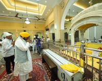 ਸ਼ੁਕਰਾਨਾ ਯਾਤਰਾ ਦੌਰਾਨ ਮੁੱਖ ਮੰਤਰੀ ਭਗਵੰਤ ਸਿੰਘ ਮਾਨ ਨੇ ਗੁਰਦੁਆਰਾ ਮਸਤੂਆਣਾ ਸਾਹਿਬ ਵਿਖੇ ਮੱਥਾ ਟੇਕਿਆ