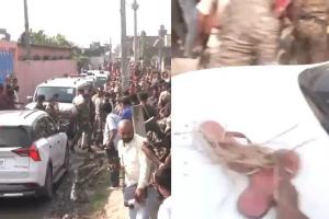 ਉਪ ਮੁੱਖ ਮੰਤਰੀ ਦੀ ਕਾਰ 'ਤੇ ਹਮਲਾ , ਗੁੱਸੇ 'ਚ ਆਏ ਲੋਕਾਂ ਨੇ ਸੁੱਟਿਆ ਗਿਆ ਗੋਬਰ 