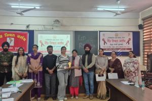 ਸਰਕਾਰੀ ਕਾਲਜ ਰੋਪੜ ਵਿਖੇ ਰੈਡ ਰਿਬਨ ਕਲੱਬਾਂ ਦੇ ਜ਼ਿਲ੍ਹਾ ਪੱਧਰੀ ਮੁਕਾਬਲੇ ਆਯੋਜਿਤ