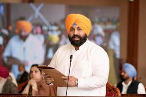 ਵਿਧਾਨ ਸਭਾ ਦਾ ਵਿਸ਼ੇਸ਼ ਇਜਲਾਸ: ਹਰਜੋਤ ਸਿੰਘ ਬੈਂਸ ਵੱਲੋਂ ਸ੍ਰੀ ਗੁਰੂ ਤੇਗ਼ ਬਹਾਦਰ ਸਾਹਿਬ ਜੀ ਦੀ ਲਾਸਾਨੀ ਸ਼ਹਾਦਤ ਨੂੰ ਸ਼ਰਧਾਂਜਲੀ ਦੇਣ ਲਈ ਮਤਾ ਪੇਸ਼