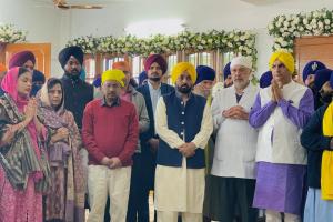 ਸ੍ਰੀ ਗੁਰੂ ਤੇਗ਼ ਬਹਾਦਰ ਜੀ ਦੇ 350ਵੇਂ ਸ਼ਹੀਦੀ ਦਿਹਾੜੇ ਨੂੰ ਸਮਰਪਿਤ ਲੜੀਵਾਰ ਸਮਾਗਮਾਂ ਦੀ ਸੰਪੂਰਨਤਾ ਮੌਕੇ ਰਾਜ ਪੱਧਰੀ ਸਮਾਗਮ ਵਿੱਚ ਭਗਵੰਤ ਸਿੰਘ ਮਾਨ ਅਤੇ ਅਰਵਿੰਦ ਕੇਜਰੀਵਾਲ ਨੇ ਸੰਗਤ ਨਾਲ ਕੀਤੀ ਸ਼ਿਰਕਤ