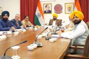 ਮੁੱਖ ਮੰਤਰੀ ਭਗਵੰਤ ਸਿੰਘ ਮਾਨ ਦੀ ਅਗਵਾਈ ਹੇਠ ਵਜ਼ਾਰਤ ਵੱਲੋਂ ਪ੍ਰਬੰਧਕੀ ਢਾਂਚੇ ਦੀ ਅਪਗ੍ਰੇਡੇਸ਼ਨ, ਭੂਮੀ ਸੁਧਾਰਾਂ ਅਤੇ ਵਿਸ਼ੇਸ਼ ਅਧਿਆਪਕ ਸਿੱਖਿਅਕਾਂ ਨੂੰ ਰਾਹਤ ਦੇਣ ਦੀ ਪ੍ਰਵਾਨਗੀ