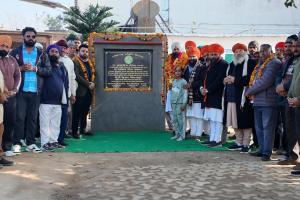 ਡਿਪਟੀ ਸਪੀਕਰ ਜੈ ਕ੍ਰਿਸ਼ਨ ਸਿੰਘ ਰੌੜੀ ਨੇ ਮੀਨਾਰ-ਏ-ਬੇਗਮਪੁਰਾ ਤੋਂ ਤਪ ਅਸਥਾਨ ਨੂੰ ਜੋੜਨ ਲਈ ਪੌਣੇ ਚਾਰ ਕਰੋੜ ਦੀ ਲਾਗਤ ਨਾਲ ਤਿਆਰ ਹੋਣ ਵਾਲੇ ਪੁਲ ਦਾ ਰੱਖਿਆ ਨੀਂਹ ਪੱਥਰ