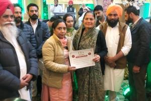 ਕੈਬਨਿਟ ਮੰਤਰੀ ਡਾ. ਬਲਜੀਤ ਕੌਰ ਵੱਲੋਂ ਬਜ਼ੁਰਗਾਂ ਦਾ ਸਨਮਾਨ