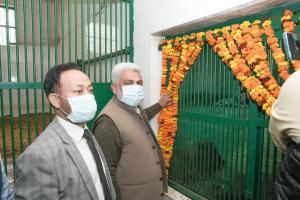 ਜੰਗਲਾਤ ਮੰਤਰੀ ਲਾਲ ਚੰਦ ਕਟਾਰੂਚੱਕ ਨੇ ਛੱਤਬੀੜ ਚਿੜੀਆਘਰ ਵਿੱਚ ਬਾਘ ਦੇ ਤਿੰਨ ਮਾਦਾ ਬੱਚਿਆਂ ਦਾ ਨਾਮ ਗਰਿਮਾ, ਗੁੰਜਨ ਤੇ ਗਜ਼ਲ ਰੱਖਿਆ