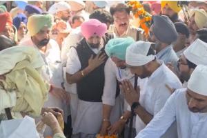 ਸਾਬਕਾ ਮੰਤਰੀ ਲਾਲ ਸਿੰਘ ਨੂੰ ਅੰਤਿਮ ਸਸਕਾਰ ਮੌਕੇ ਸੇਜਲ ਅੱਖਾਂ ਨਾਲ ਵਿਦਾਈ -ਸਰਕਾਰੀ ਸਨਮਾਨਾਂ ਨਾਲ ਅੰਤਿਮ ਸਸਕਾਰ