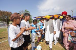 CM ਮਾਨ ਵੱਲੋਂ ਵਿਸ਼ਵ ਪੱਧਰੀ ਸਹੂਲਤਾਂ ਨਾਲ ਲੈਸ 250 ਪੇਂਡੂ ਖੇਡ ਮੈਦਾਨਾਂ ਦਾ ਉਦਘਾਟਨ