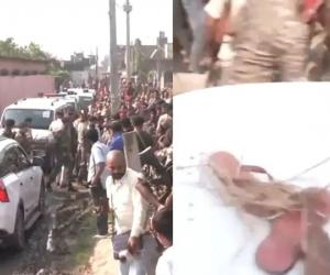 ਉਪ ਮੁੱਖ ਮੰਤਰੀ ਦੀ ਕਾਰ 'ਤੇ ਹਮਲਾ , ਗੁੱਸੇ 'ਚ ਆਏ ਲੋਕਾਂ ਨੇ ਸੁੱਟਿਆ ਗਿਆ ਗੋਬਰ 