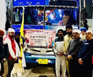 ਗੁਰੂ ਤੇਗ ਬਹਾਦਰ ਸਾਹਿਬ ਦੇ 350ਵੇਂ ਸ਼ਹੀਦੀ ਦਿਹਾੜੇ ਸਬੰਧੀ ਸਮਾਗਮਾਂ ਵਿੱਚ ਸ਼ਾਮਲ ਹੋਣ ਲਈ ਸੰਗਤ ਸ੍ਰੀ ਅਨੰਦਪੁਰ ਸਾਹਿਬ ਰਵਾਨਾ