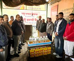 ਗਊ ਸੇਵਾ ਸੰਮਤੀ ਨਵੀਂ ਦਾਣਾ ਮੰਡੀ ਵਿਖੇ ਗਊ ਭਲਾਈ ਕੈਂਪ ਲਗਾਇਆ